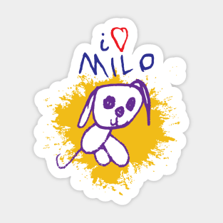 I Love Milo Sticker